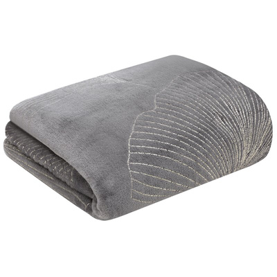 Koc Fla grafitowy 150x200