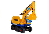 Jeździk Koparka Chwytak z Ruchomym Ramieniem Żółta