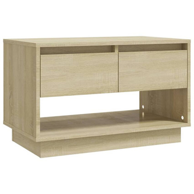 vidaXL Szafka pod TV, dąb sonoma, 70x41x44 cm materiał drewnopochodny