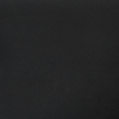 2-osobowa sofa, czarna, 120 cm, sztuczna skóra