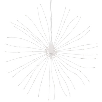 Ozdoby świąteczne ze 140 lampkami LED, 4 szt, zimna biel, 17 cm