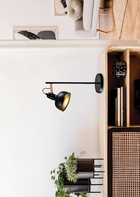 Lampka stołowa czarna regulowana Reno 41-80066 