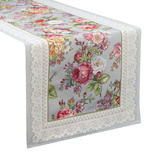 Obrus popielaty 45x140