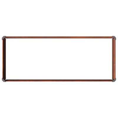 Podniesione Łóżko Ogrodowe Rdzawy 100 x 40 x 24 cm tektura