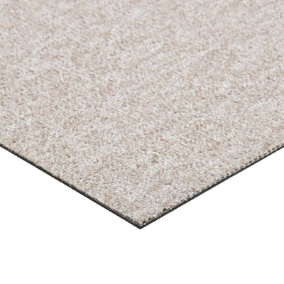 vidaXL Podłogowe płytki dywanowe, 20 szt., 5 m², 50x50 cm, jasnobeżowe