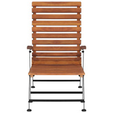 vidaXL Leżak tarasowy, lite drewno akacjowe