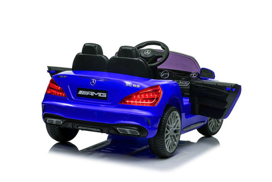 Auto Na Akumulatr Mercedes SL65 S Pilot LCD Niebieski Lakierowany