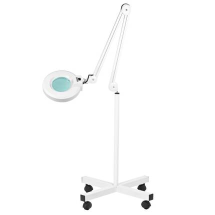 Lampa lupa S4 + statyw biała 114428