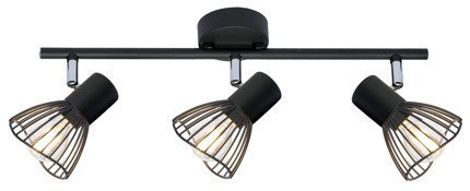 Lampa ścienna candellux fly 93-61911 listwa e14 czarny