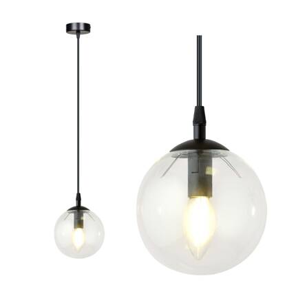 Lampa wisząca  COSMO 1 BL TRANSPARENT