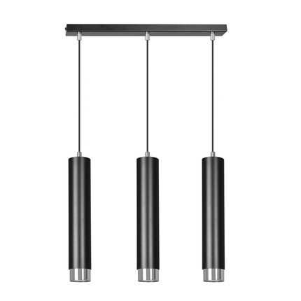 Lampa wisząca  KIBO 3 BL/CHROME