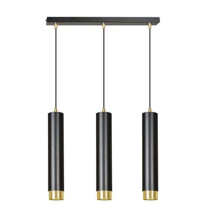 Lampa wisząca  KIBO 3 BL/GOLD