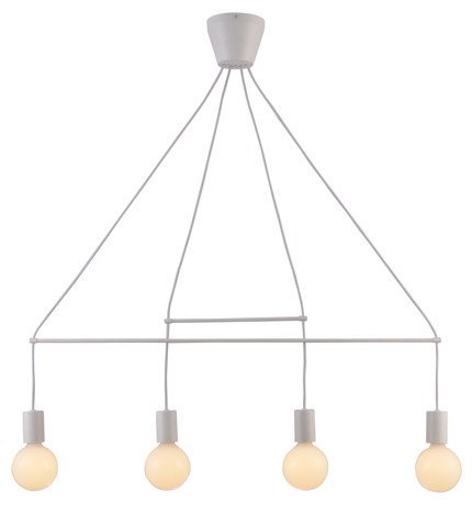 Lampa wisząca biała matowa 4x40W regulowana E27 Alto Candellux 34-70906