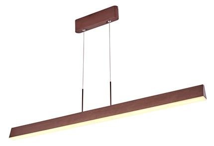 Lampa wisząca brązowa listwa LED 100x8cm Coconut A0010-310
