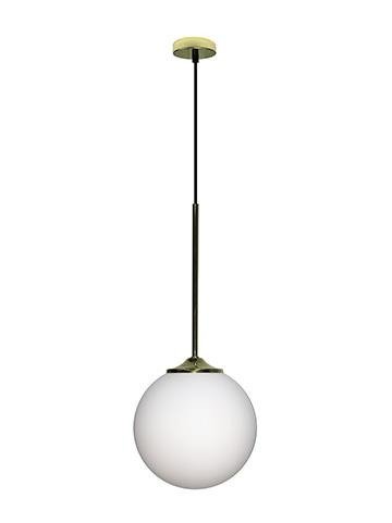 Lampa wisząca złota / biała kula 20cm Glasgow Ledea 50101281