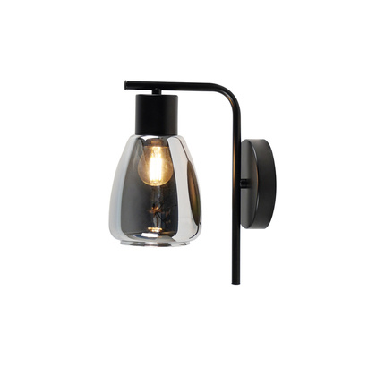 MOLDO lampa kinkiet 1x40W E27 klosz dymiony 21-35097