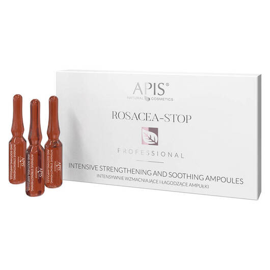 Apis rosacea- stop intensywnie wzamcniające i łagodzące ampułki 10 x 3 ml 141256