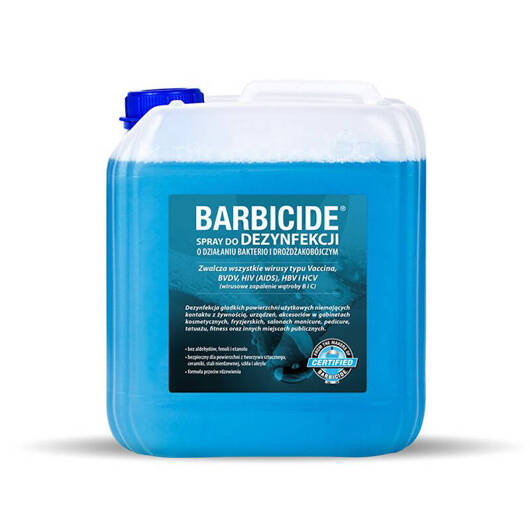 Barbicide spray do dezynfekcji wszystkich powierzchni bez zapachu - uzupełnienie 5 L 106158