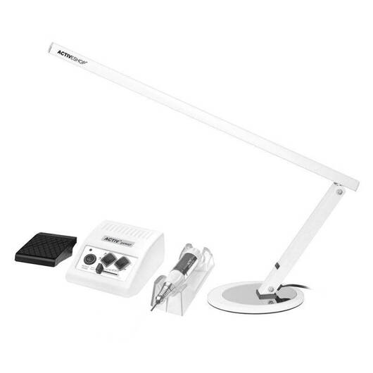 Frezarka Activ Power JD500 white + lampka na biurko Slim 20W biała 131750