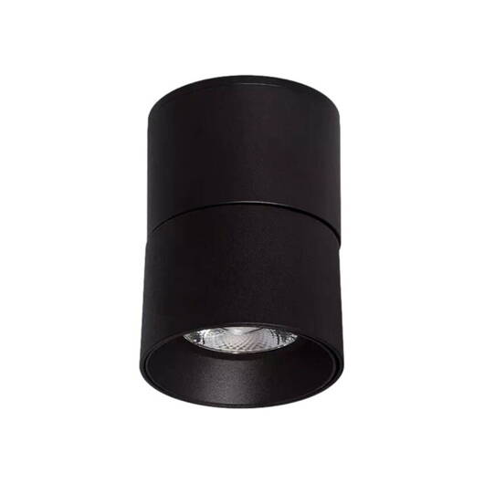 Lampa punktowa Czarna 7W Spot LED 4000-4500K Abruzzo Romeo