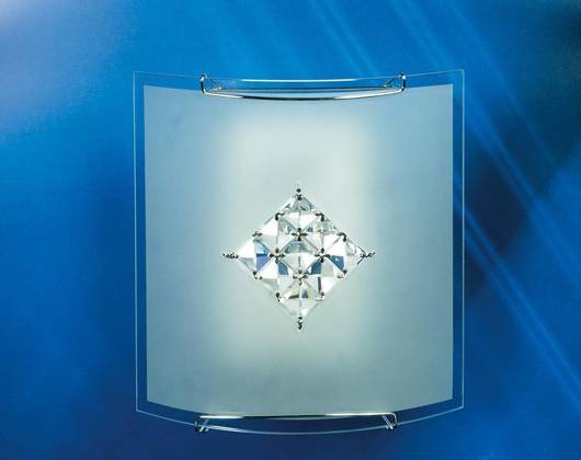 Lampa sufitowa Candellux 10-74655 Cistal plafon1X40W E27 biały 