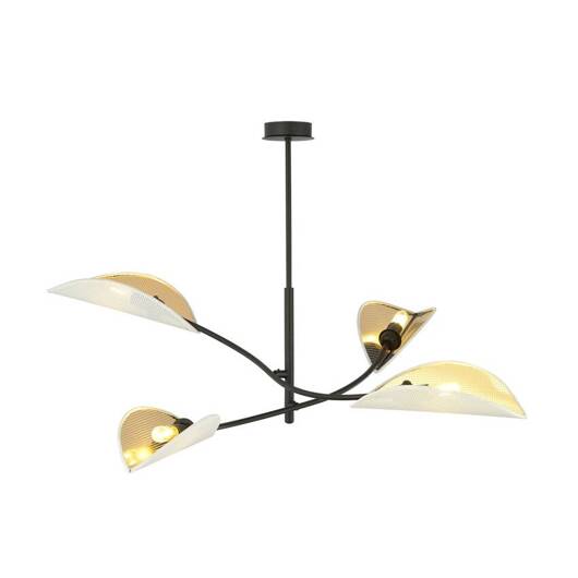 Lampa sufitowa  LOTUS 4 WHITE/GOLD