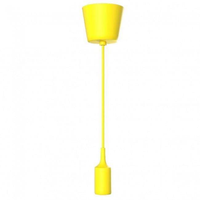 Lampa wisząca E27 - żółta - 1m