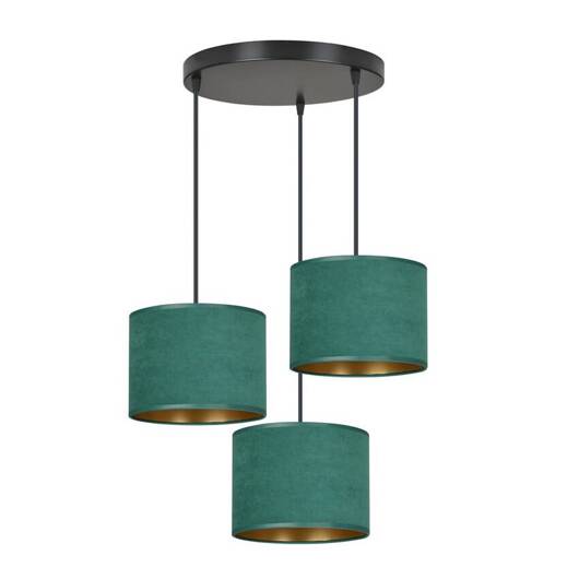 Lampa wisząca HILDE 3 BL PREMIUM GREEN