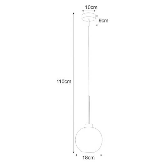 Lampa wisząca K-4878 z serii ALDAR