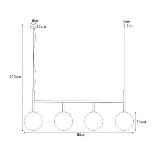 Lampa wisząca K-4883 z serii FARO