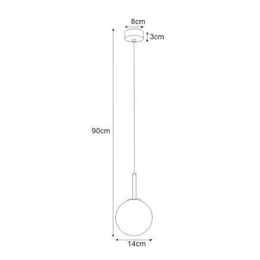 Lampa wisząca K-4885 z serii FARO