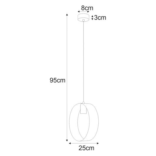 Lampa wisząca K-4975 z serii EMI