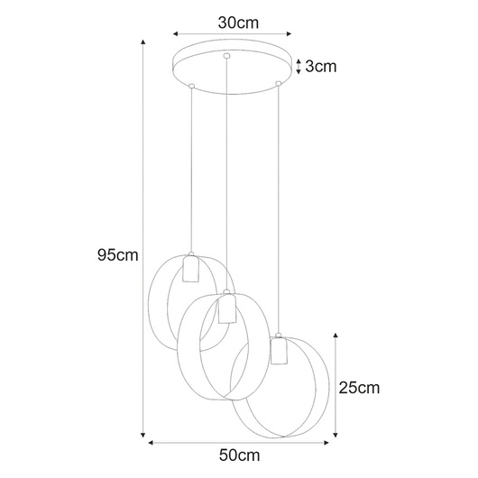 Lampa wisząca K-4977 z serii EMI