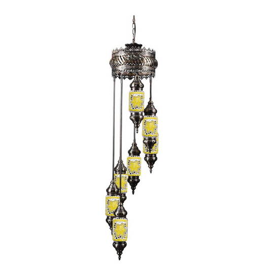 Lampa wisząca mozaikowa orientalne ULFN323-4