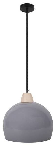 Lampa wisząca szara 1xE27 50cm Monroe 31-78360