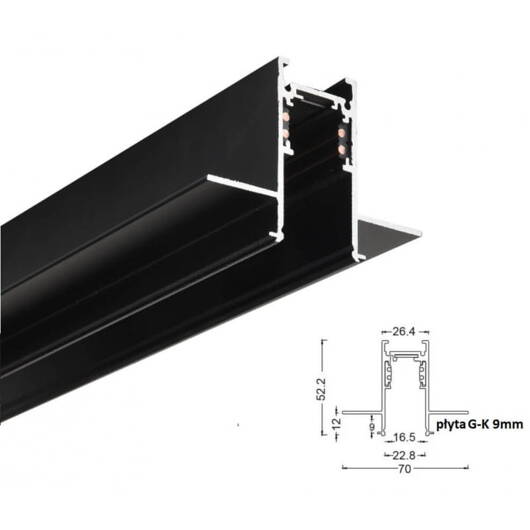 MULTILINE SZYNOPRZEWÓD MAGNETYCZNY PODTYNKOWY 48V -2M