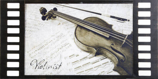 OBRAZ/VIOLIN/3 60X30X1