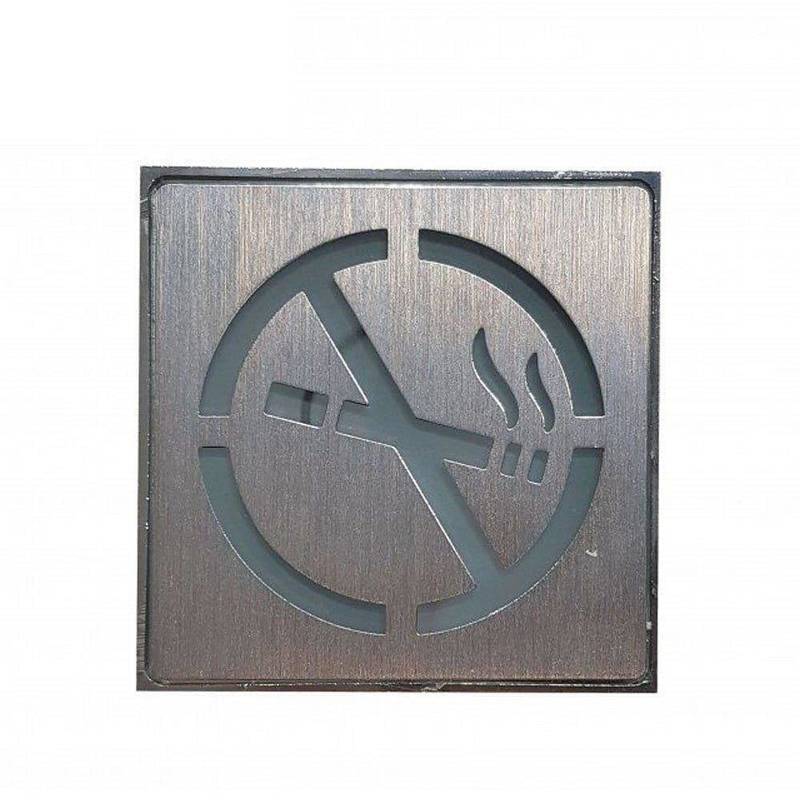 Piktogram podświetlany zielony zakaz palenia