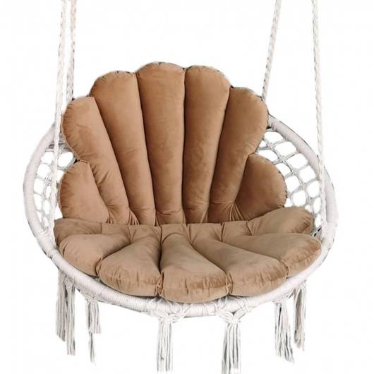 Poduszki na huśtawke,krzesło (2 szt.)- Brąz velvet
