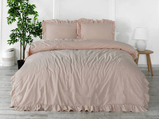 Pościel bawełniana CAMELLO ROSES/160x200(P) STONEWASHED