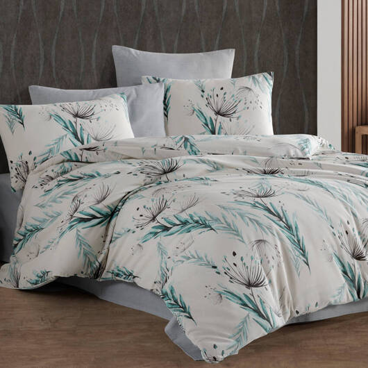 Pościel bawełniana CEILA MINT/160x200 COTTONLOVE EXCLUSIVE