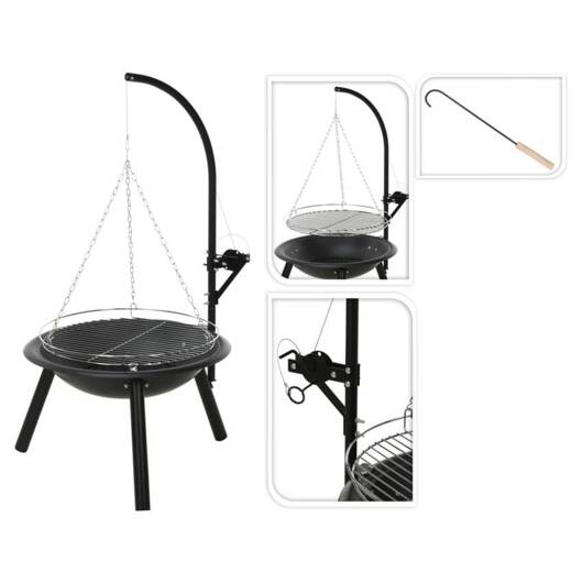 ProGarden Palenisko z rusztem BBQ, 55 cm