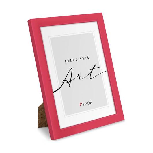 Różowa ramka do zdjęć i plakatów : Rozmiar - 21x29,7 cm