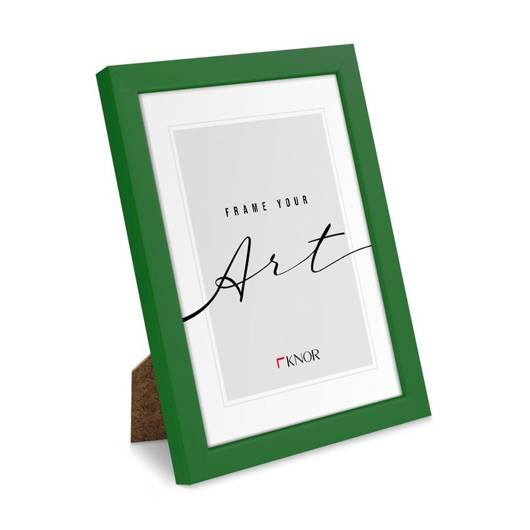Zielona ramka do zdjęć i plakatów : Rozmiar - 15x21 cm