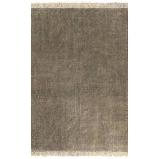 vidaXL Dywan typu kilim, bawełna, 160 x 230 cm, taupe